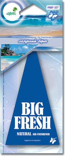 Ароматизатор автомобильный FKVJP Big Fresh Лазурный берег PABF-107 - фото