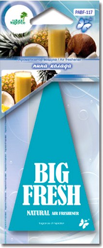 Ароматизатор автомобильный FKVJP Big Fresh Пина колада PABF-117 - фото