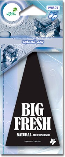 Ароматизатор автомобильный FKVJP Big Fresh Черный лед PABF-74 - фото