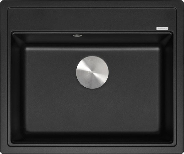 Мойка кухонная ZORG С сифоном Rock 60 Premium - фото