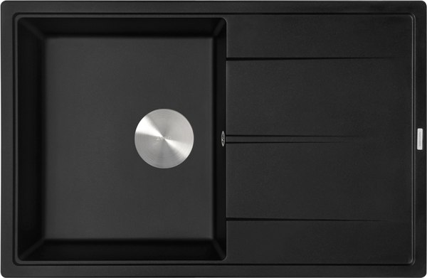 Мойка кухонная ZORG С сифоном Rock 78 Premium - фото