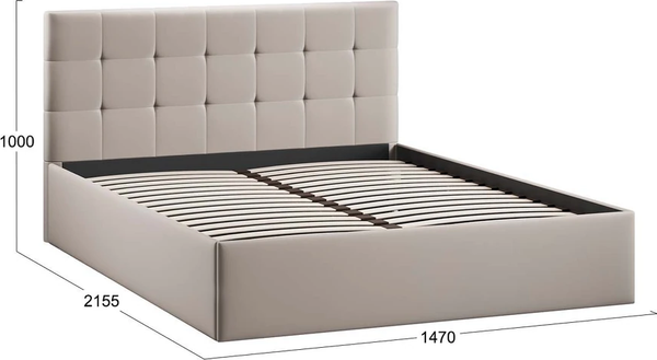 Полуторная кровать ТриЯ Джоли Универсальная Тип 1 140x200