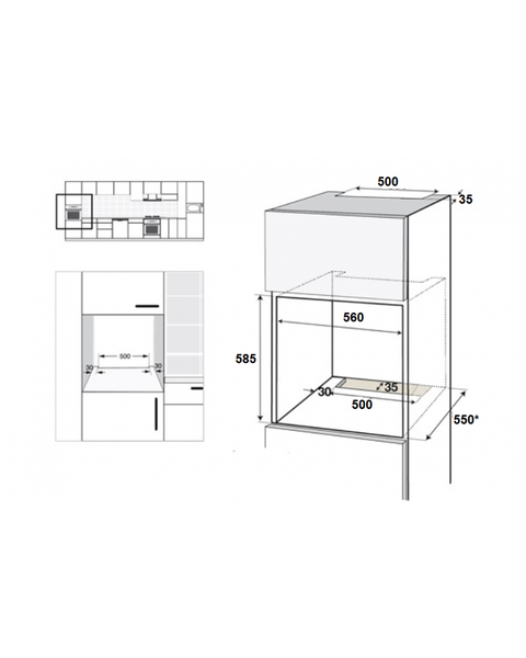 Электрический духовой шкаф Schtoff Decor 950