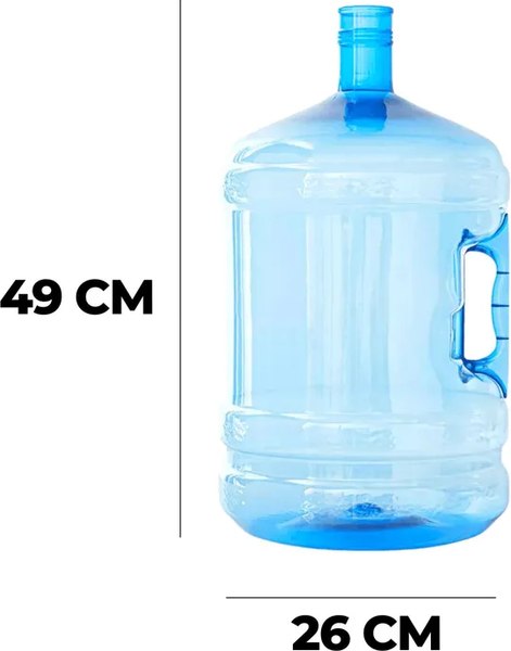 Бутыль для кулера Polyflex ПК 18.9 с ручкой