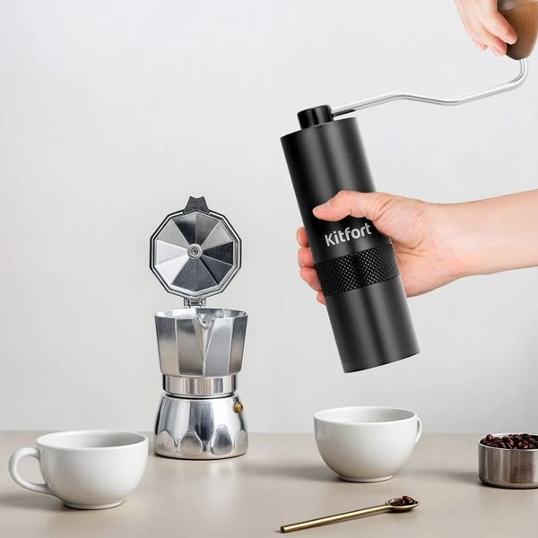 Кофемолка механическая Kitfort КТ-7605