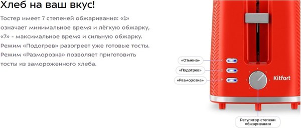 Тостер Kitfort KT-9867