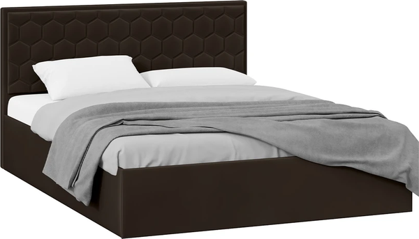 Двуспальная кровать ТриЯ Порто Универсальная с ПМ 140x200 - фото