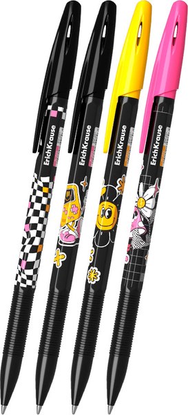 Набор шариковых ручек Erich Krause R-301 Stick Positive Vibe / 63082 - фото