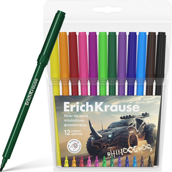 Фломастеры Erich Krause Road Beast / 62989 - фото