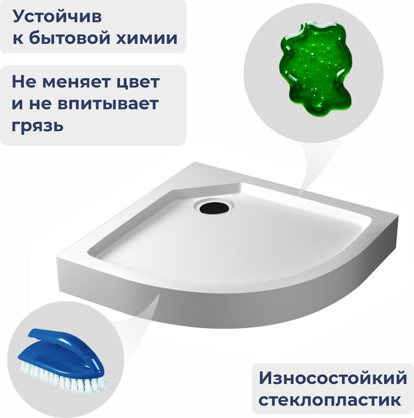 Душевой поддон RGW SMC/R-C W / 12350499-01
