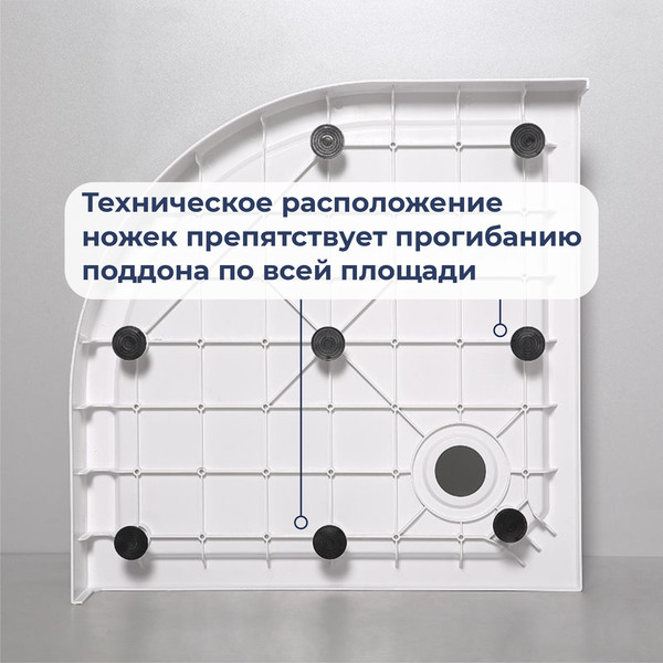 Душевой поддон RGW SMC/R-C W / 12350499-01