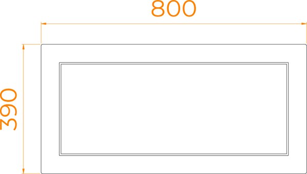 Экран для душевого поддона RGW NB/CL-S / 16230912-80b