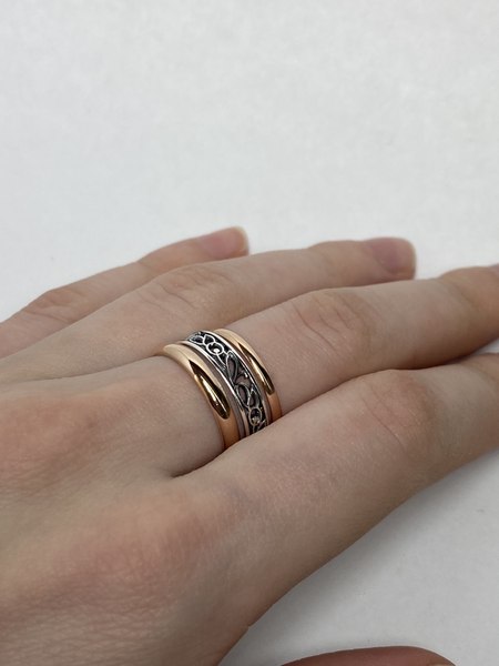 Кольцо Wolves Божественность Тройное 1493