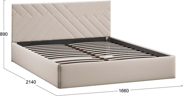 Двуспальная кровать ТриЯ Кевия Тип 1 160x200