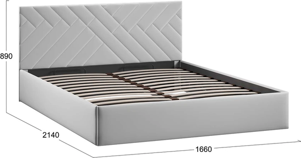 Двуспальная кровать ТриЯ Кевия Тип 1 160x200