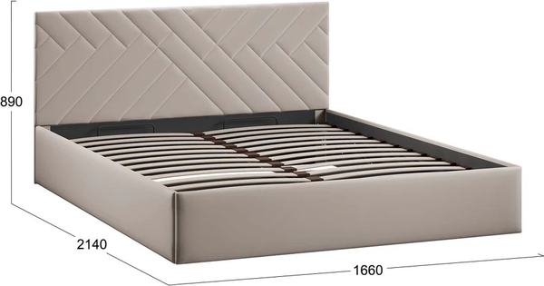 Двуспальная кровать ТриЯ Кевия Тип 1 160x200