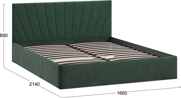 Двуспальная кровать ТриЯ Эвори Тип 1 160x200