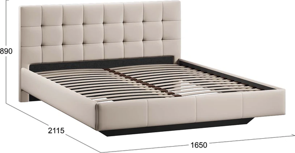 Двуспальная кровать ТриЯ Эмма Тип 1 160x200