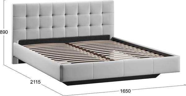 Двуспальная кровать ТриЯ Эмма Тип 1 160x200