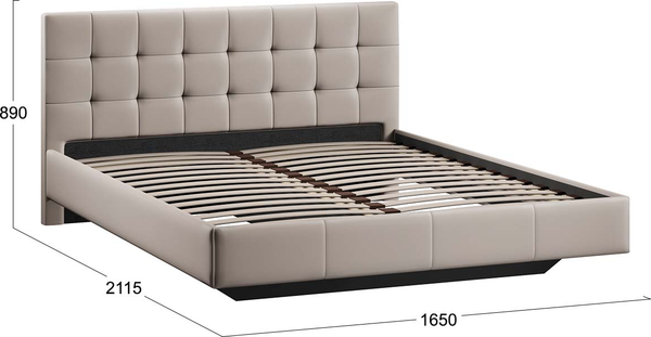 Двуспальная кровать ТриЯ Эмма Тип 1 160x200