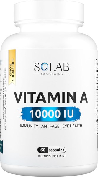 Витамин SOLAB А 10000МЕ - фото