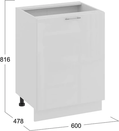Шкаф-стол кухонный ТриЯ Весна 1Н6 с одной дверью