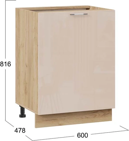 Шкаф-стол кухонный ТриЯ Весна 1Н6 с одной дверью