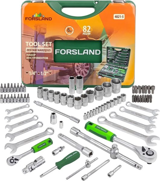 Универсальный набор инструментов Forsland 4821-5 - фото