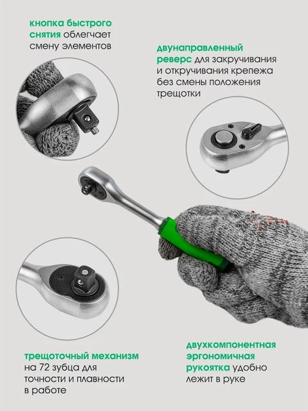 Универсальный набор инструментов Forsland 2462-5