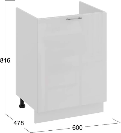 Шкаф под мойку ТриЯ Весна 1Н6М с одной дверью