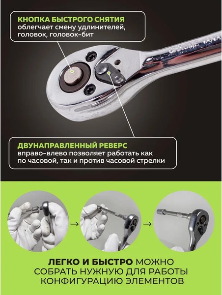 Универсальный набор инструментов ForsLine FL-2462-5