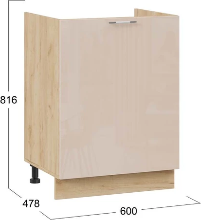 Шкаф под мойку ТриЯ Весна 1Н6М с одной дверью