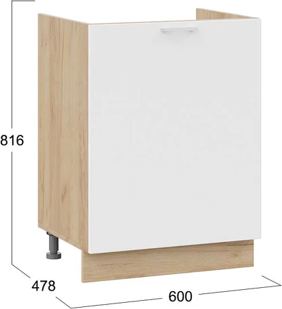 Шкаф под мойку ТриЯ Габриэлла 1Н6М с одной дверью