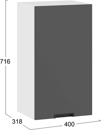 Шкаф навесной для кухни ТриЯ Гренада 1В4 с одной дверью