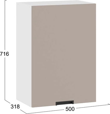 Шкаф навесной для кухни ТриЯ Гренада 1В5 с одной дверью