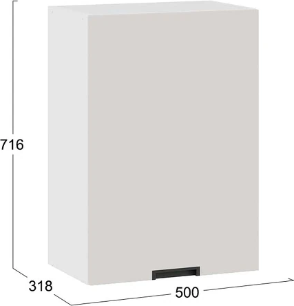 Шкаф навесной для кухни ТриЯ Гренада 1В5 с одной дверью