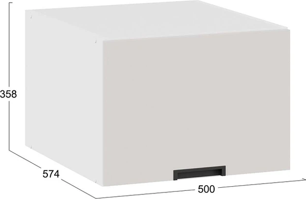 Шкаф навесной для кухни ТриЯ Гренада 1В5ГП с одной откидной дверью