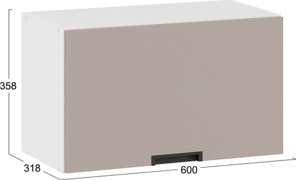 Шкаф навесной для кухни ТриЯ Гренада 1В6Г с одной откидной дверью