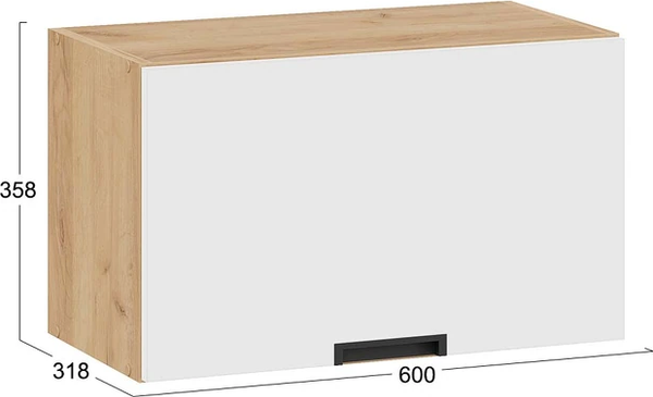 Шкаф навесной для кухни ТриЯ Гренада 1В6Г с одной откидной дверью