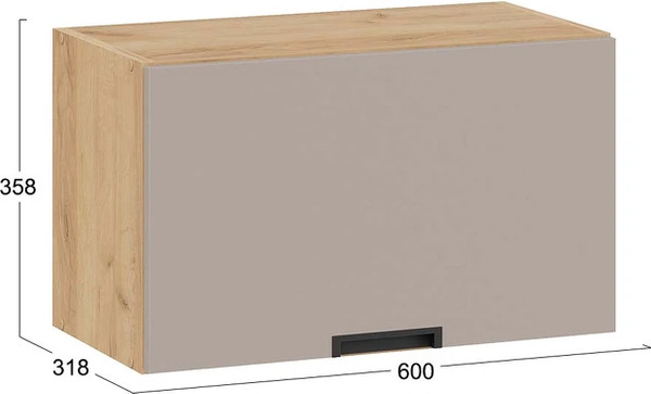 Шкаф навесной для кухни ТриЯ Гренада 1В6Г с одной откидной дверью