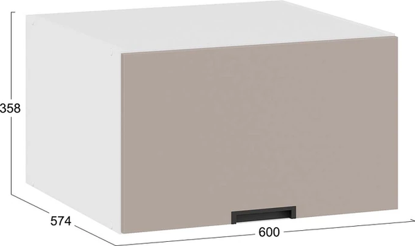 Шкаф навесной для кухни ТриЯ Гренада 1В6ГП с одной откидной дверью