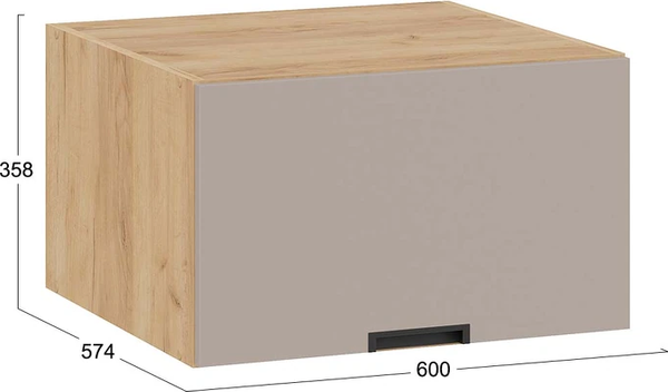 Шкаф навесной для кухни ТриЯ Гренада 1В6ГП с одной откидной дверью