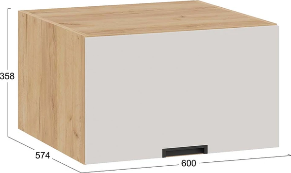 Шкаф навесной для кухни ТриЯ Гренада 1В6ГП с одной откидной дверью