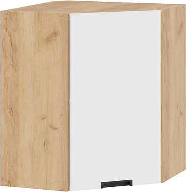 Шкаф навесной для кухни ТриЯ Гренада 1В6У угловой с одной дверью - фото