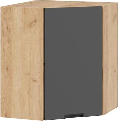 Шкаф навесной для кухни ТриЯ Гренада 1В6У угловой с одной дверью - фото