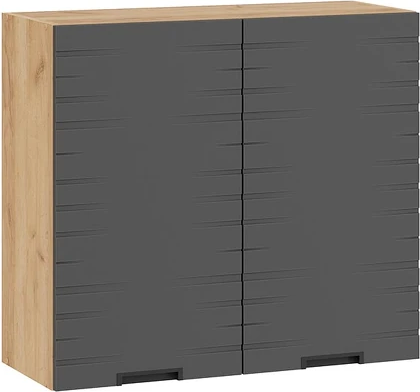 Шкаф навесной для кухни ТриЯ Гренада 1В8 с двумя дверями - фото