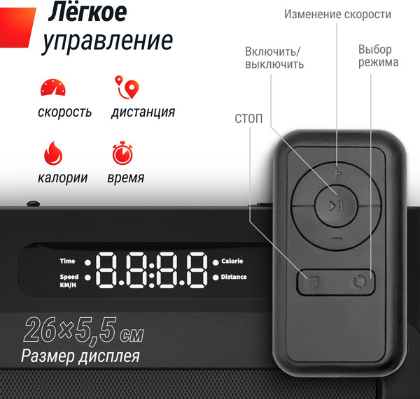 Электрическая беговая дорожка UNIX Fit Wood Way / TDWDW30