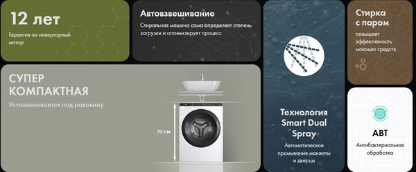 Стиральная машина Haier HW50-BP1026