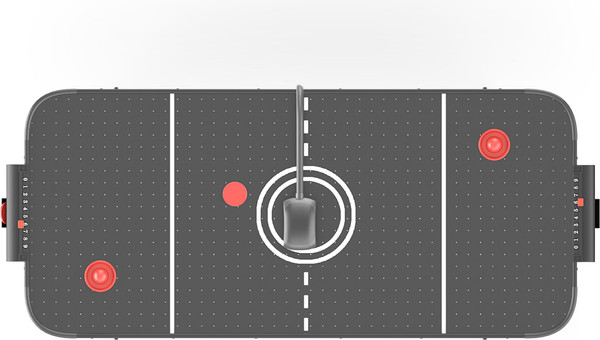 Аэрохоккей UNIX Line Black / GTH142X64EBK