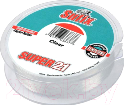 Леска монофильная Sufix Super 21 Clear 0.35мм / DS1MM035024B2R - фото